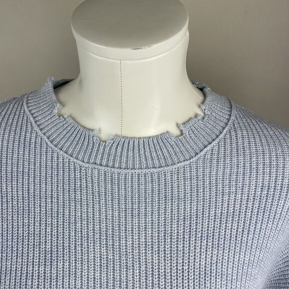 Pistola Evereve Darya S oversize Distress Boho Classic Preppy Nautical sweater - Picture 4 of 10